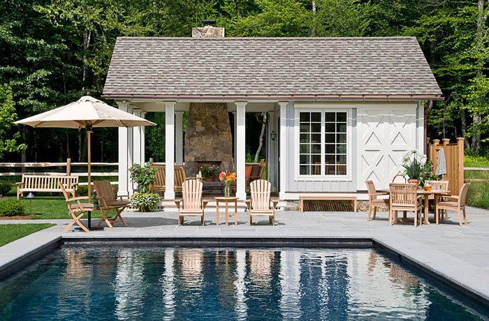 10+ Spectacular Guest Cottage Pool House Sketch